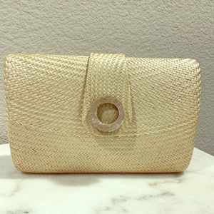 Rattan Clutch Bag